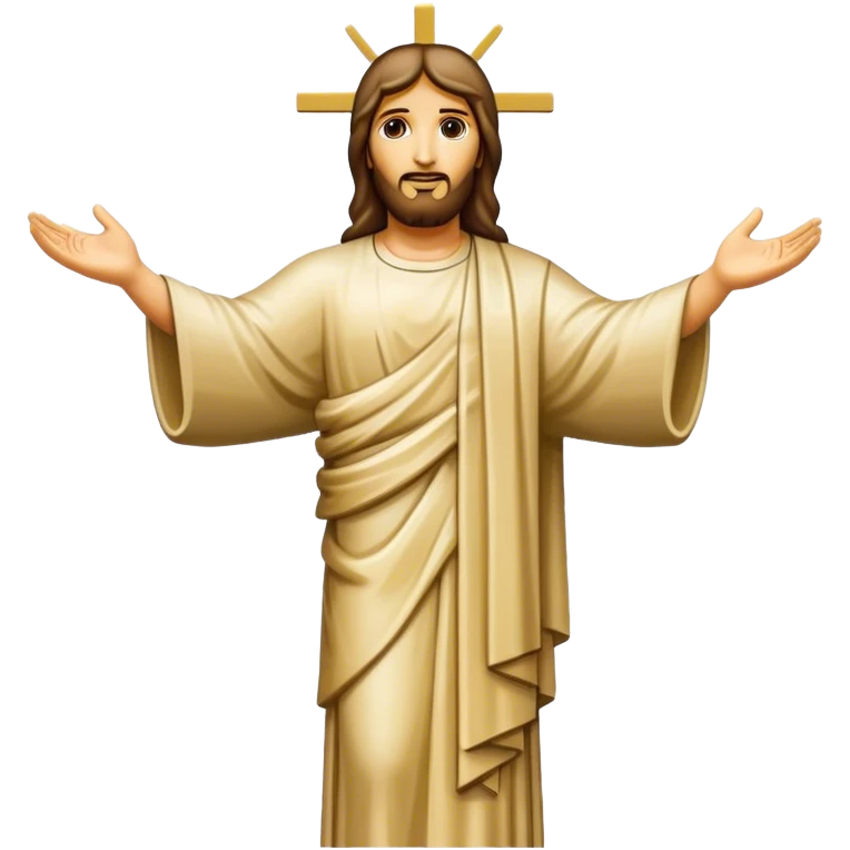 Christ the Redeemer, no frame emoji