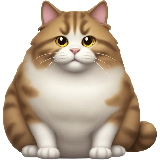 Ultra fat cat emoji