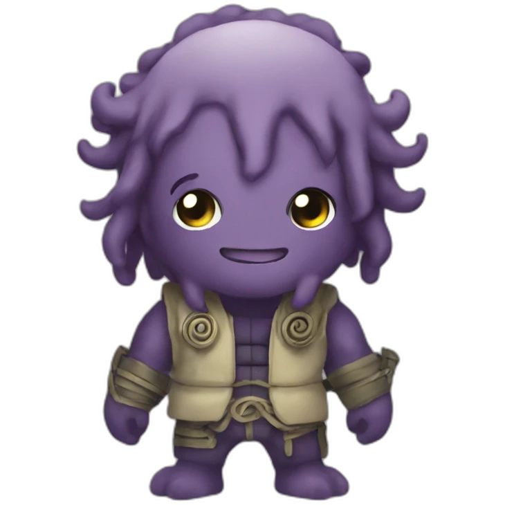 cute kraken mashup naruto emoji