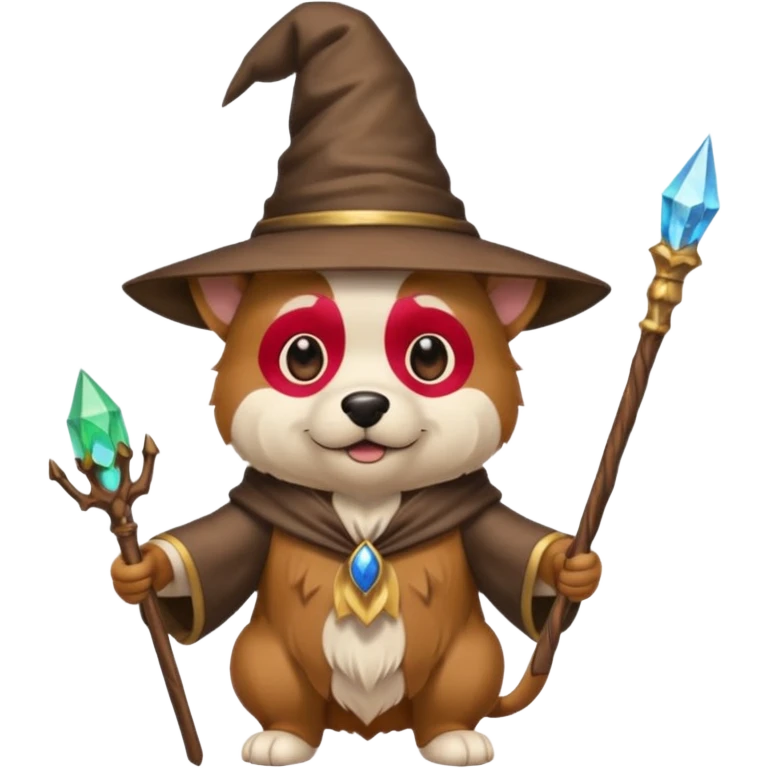 Dog wizard emoji