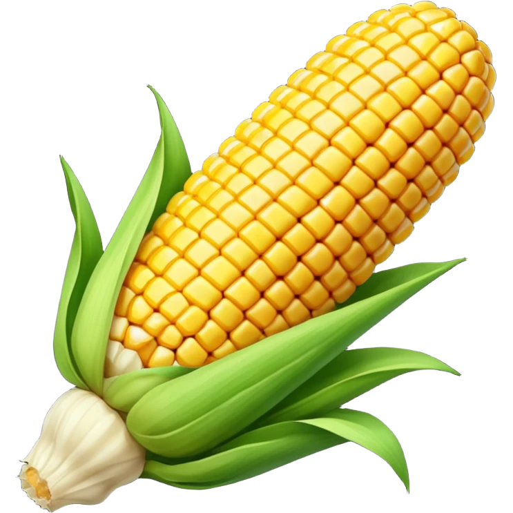 corn on the cob, simple, clear emoji