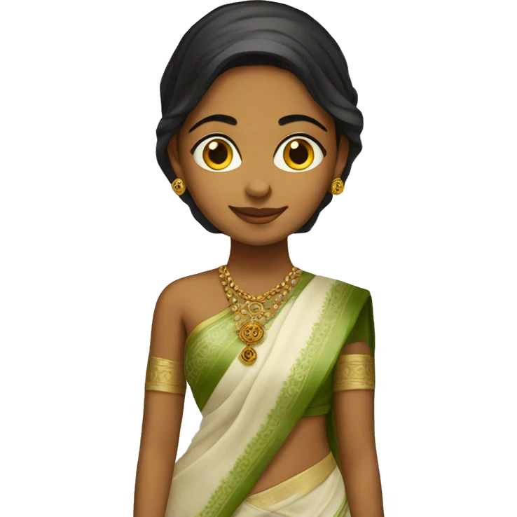 Bengali girl wear sharee emoji