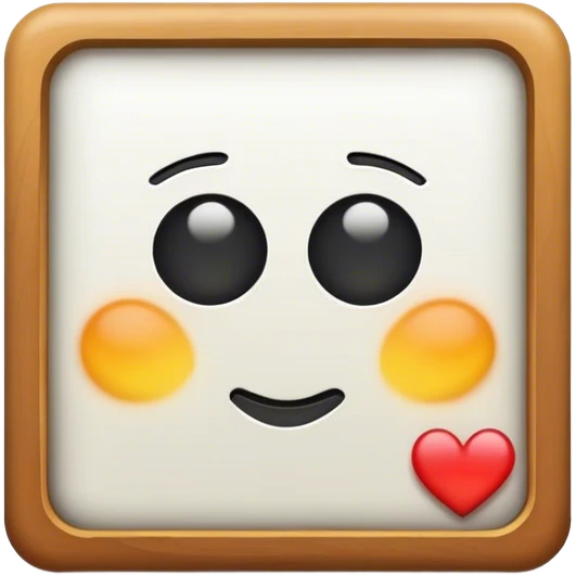 Sign that says i miss you emoji