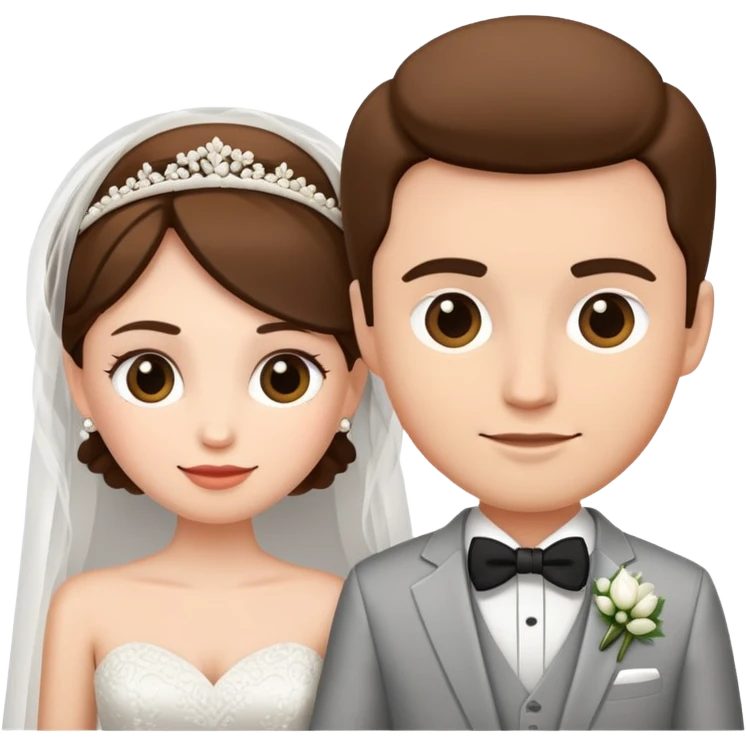 Bride and groom  emoji