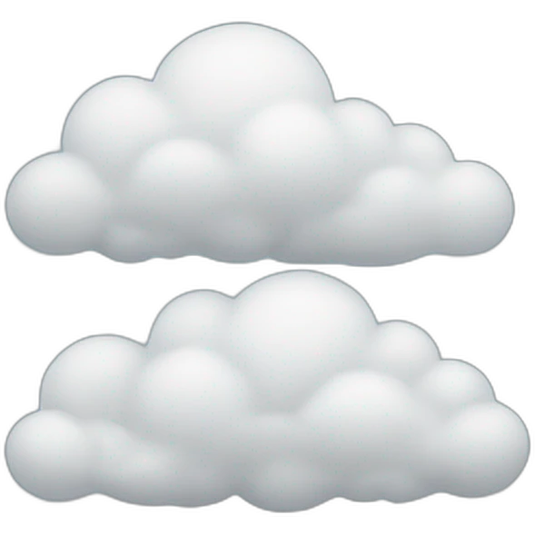 cloud weather emoji