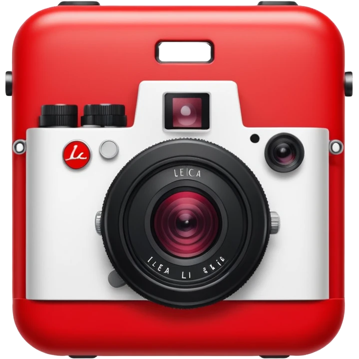 The leica logo not with camera emoji