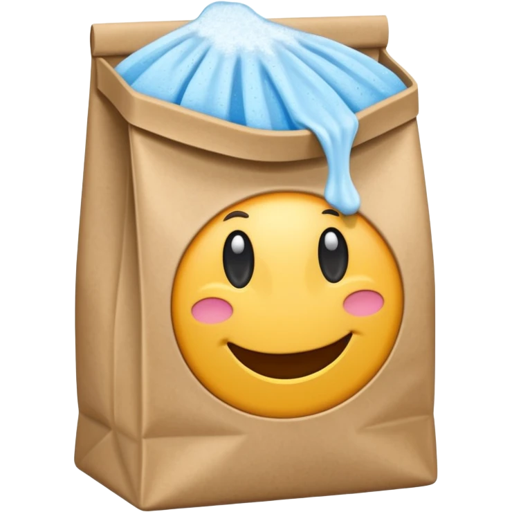 detergent in paper bag emoji