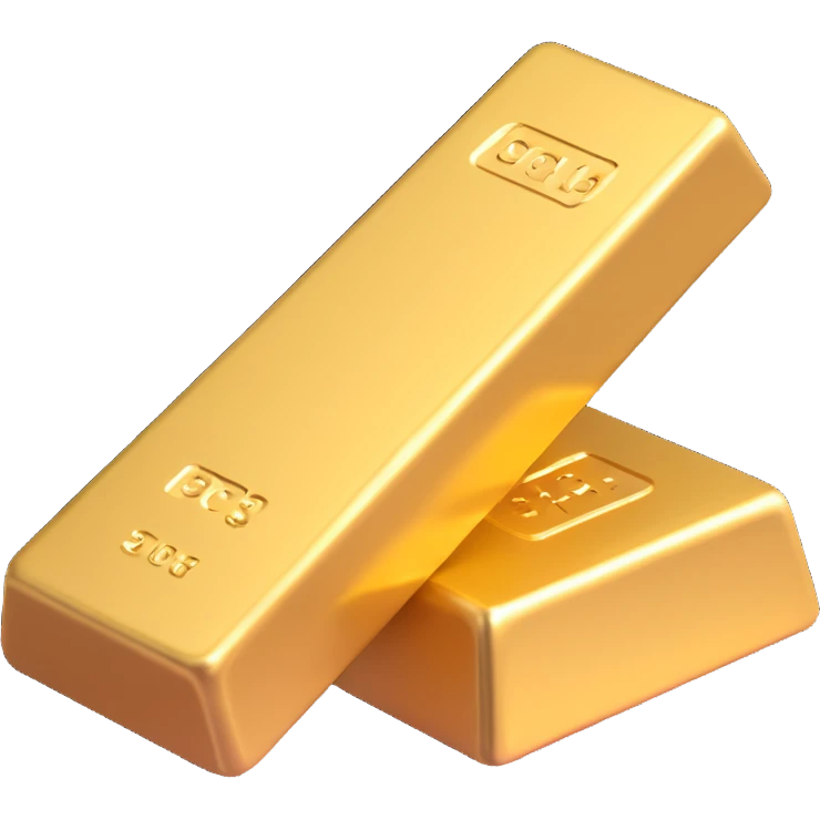 gold bar, without text emoji
