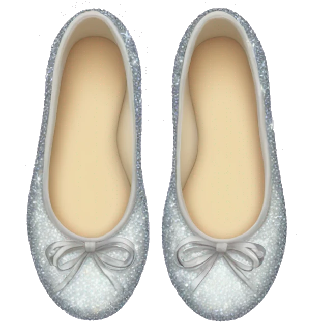 Sparkly ballerina shoes  emoji