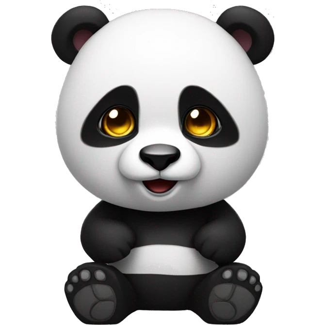 Rave panda emoji