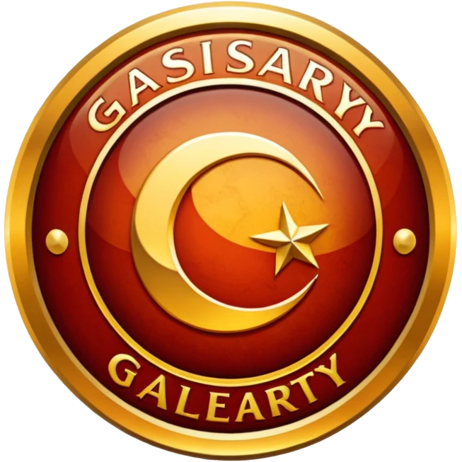 Galatasaray 5 yıldızlı logo emoji