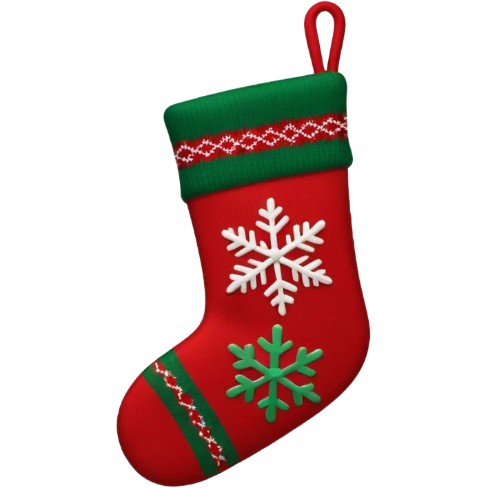christmas sweater stocking emoji