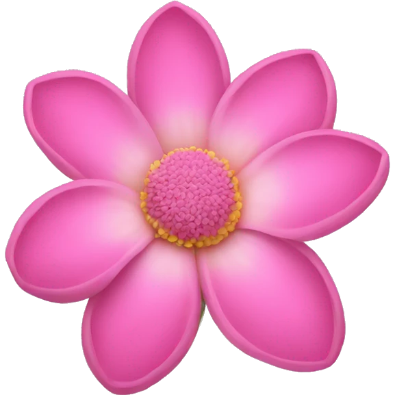 pink flower emoji