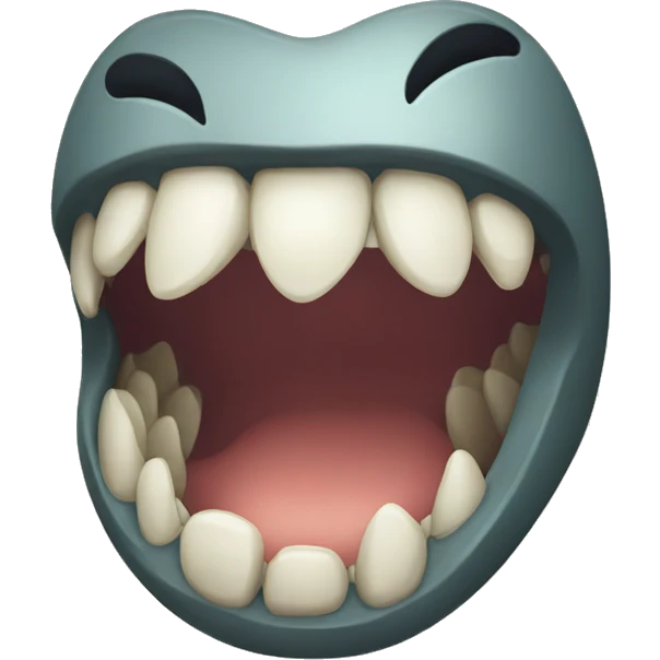 sharp teeth emoji