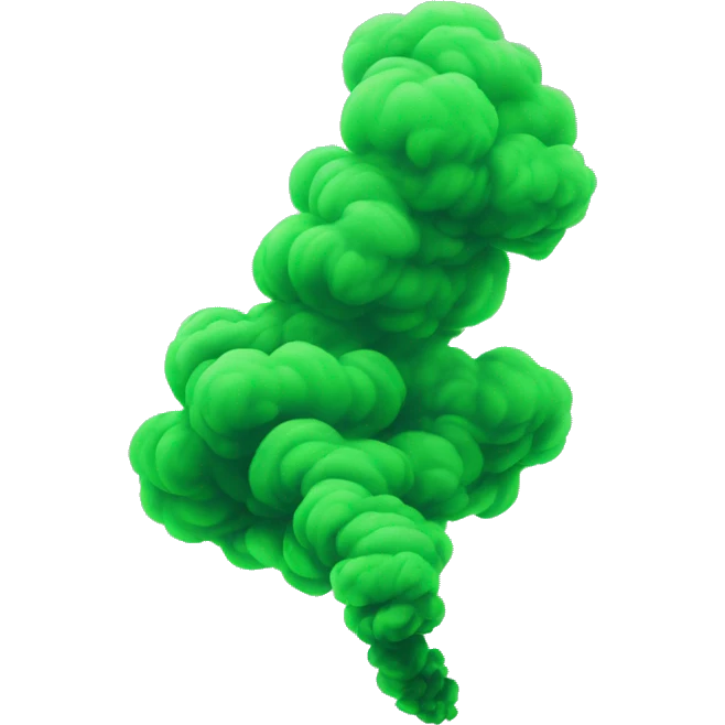 green smoke emoji