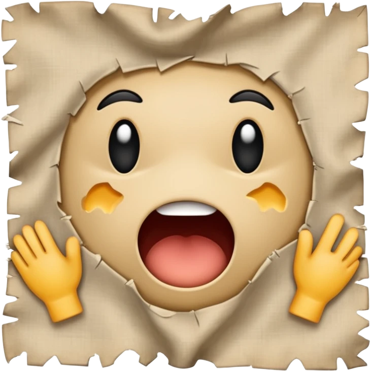 broken fabric emoji
