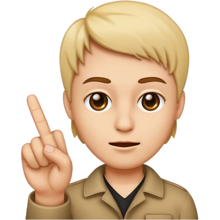 Face with a middle finger  emoji