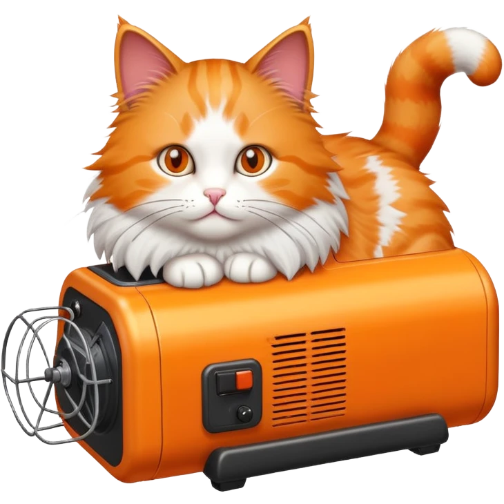 The cat uses a generato emoji