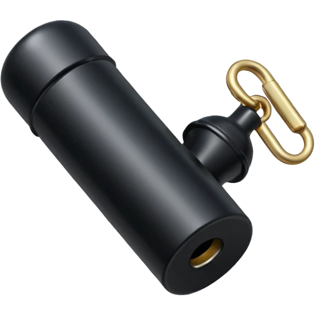black whistle emoji