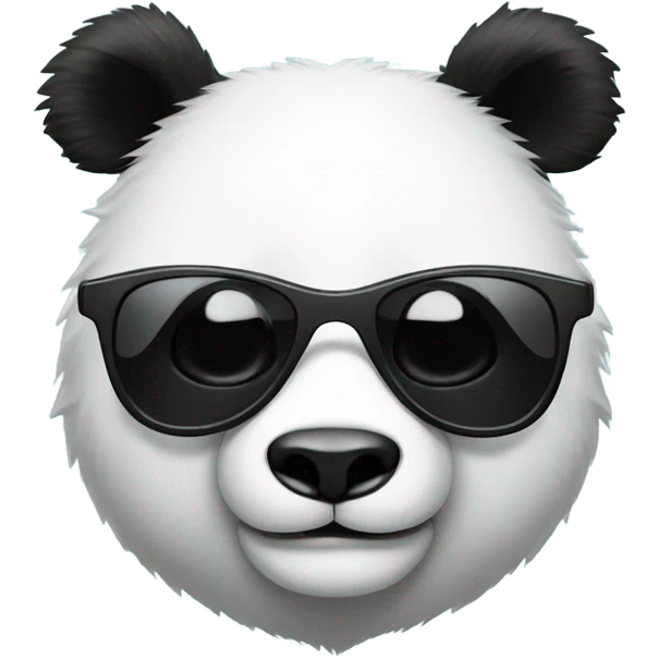 Panda with sunglases  emoji