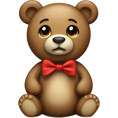 teddybär mit schleife  emoji