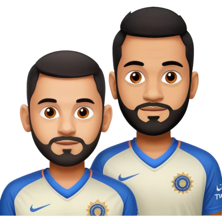 Dhoni with Virat￼ emoji