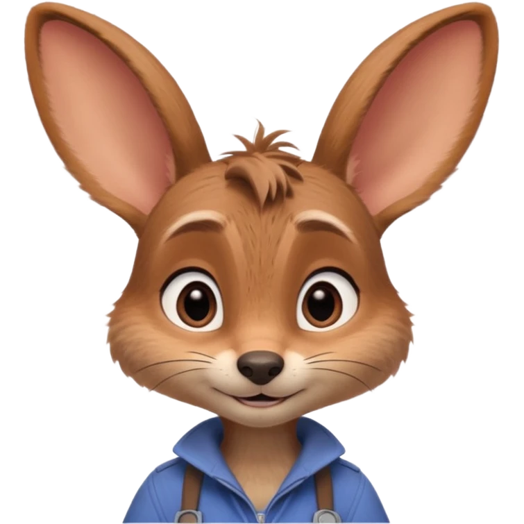 Judy Hopps (rabbit, without cap) from the Zootopia Disney movie emoji