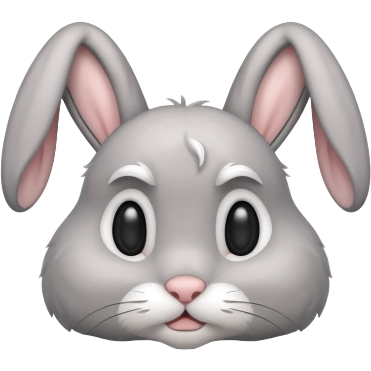 Tired bunny emoji