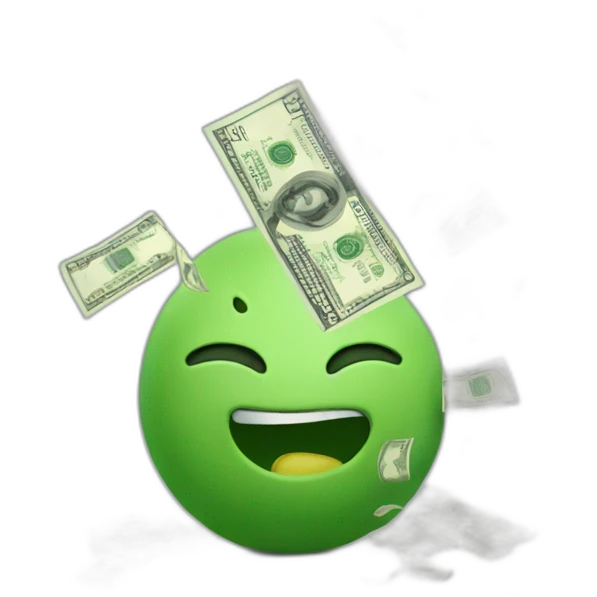 money dropping emoji