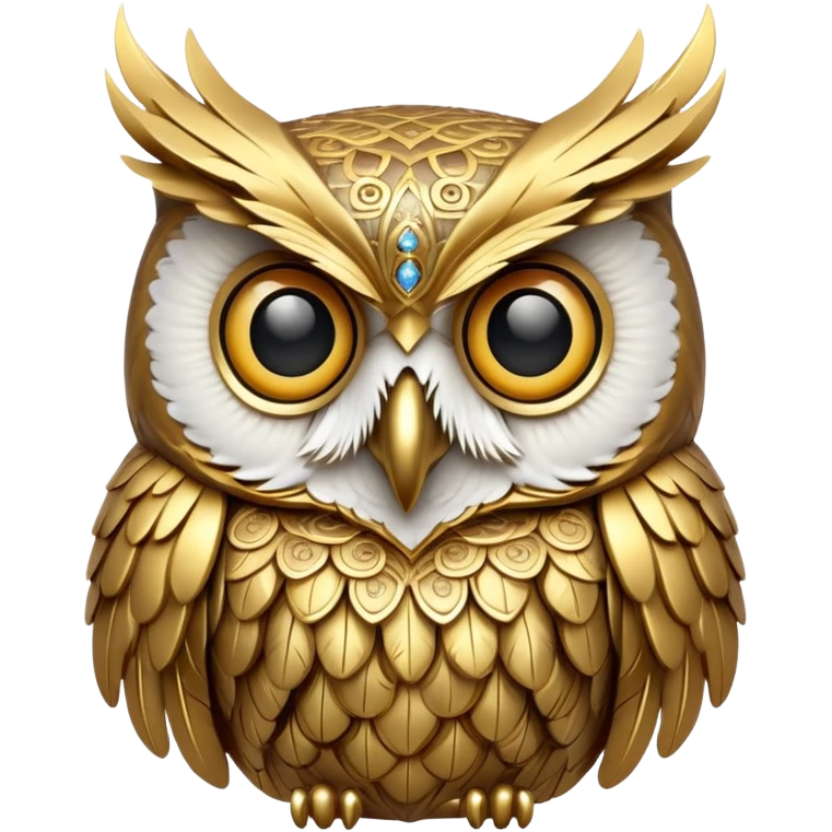 Owl gold emoji