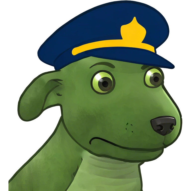 Dog wearing a hat emoji
