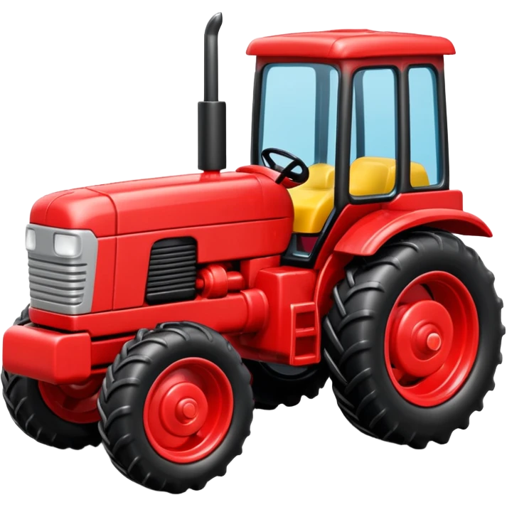 plastic toy  tractor emoji