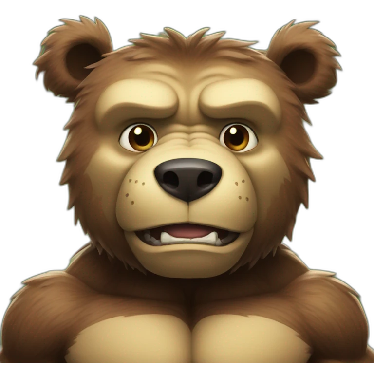 bear hulk emoji