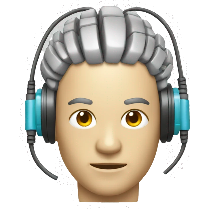 cerebro con cables emoji