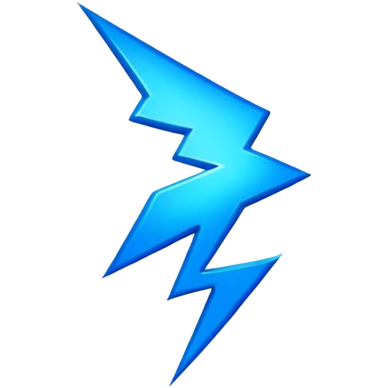 lightning bolt emoji