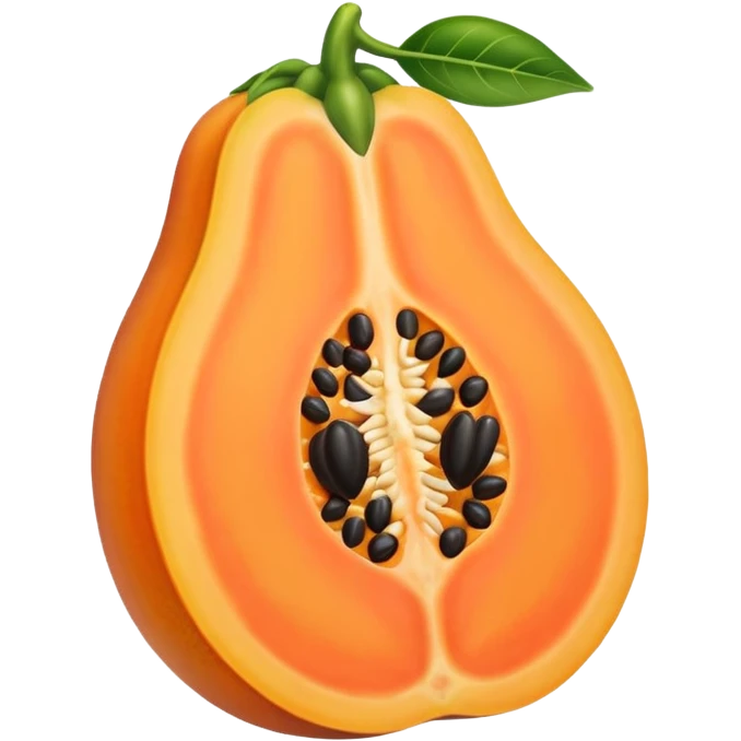 Papaya emoji