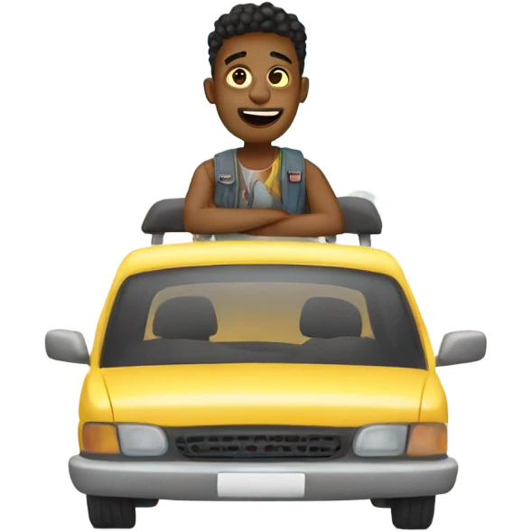 Me going on a roadtrip emoji