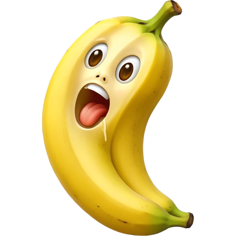 Banana arrabbiata che urla  emoji
