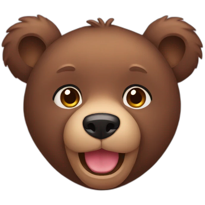 BEAR CUTE emoji