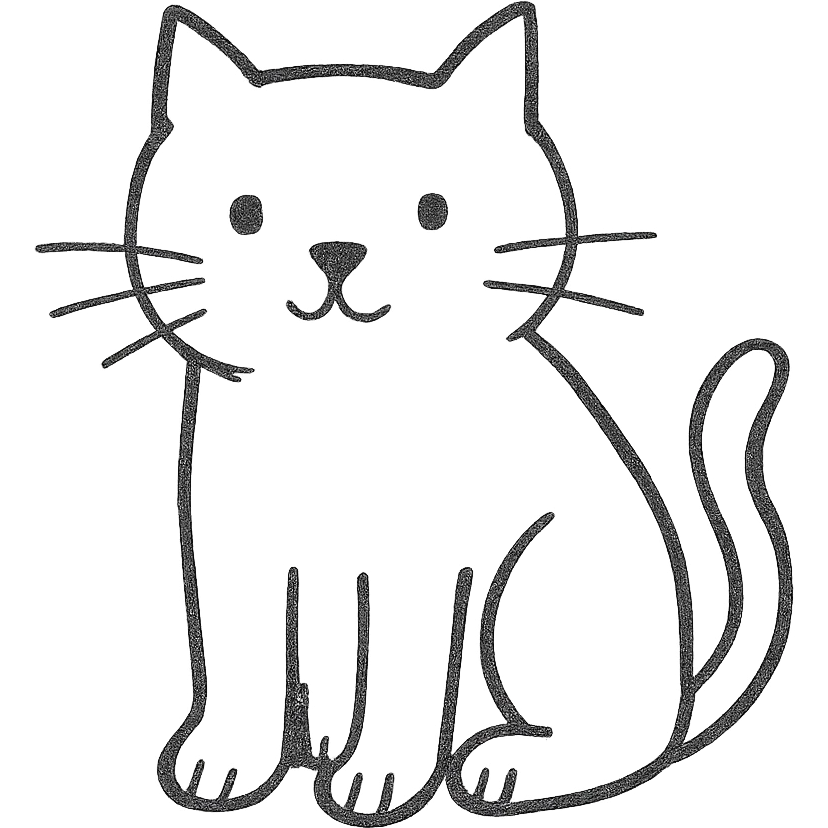 A cat emoji