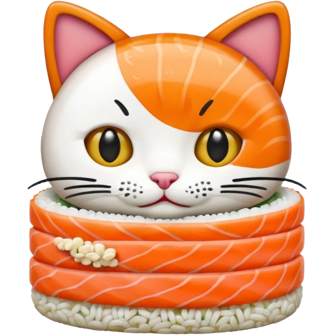 Sushi cat emoji