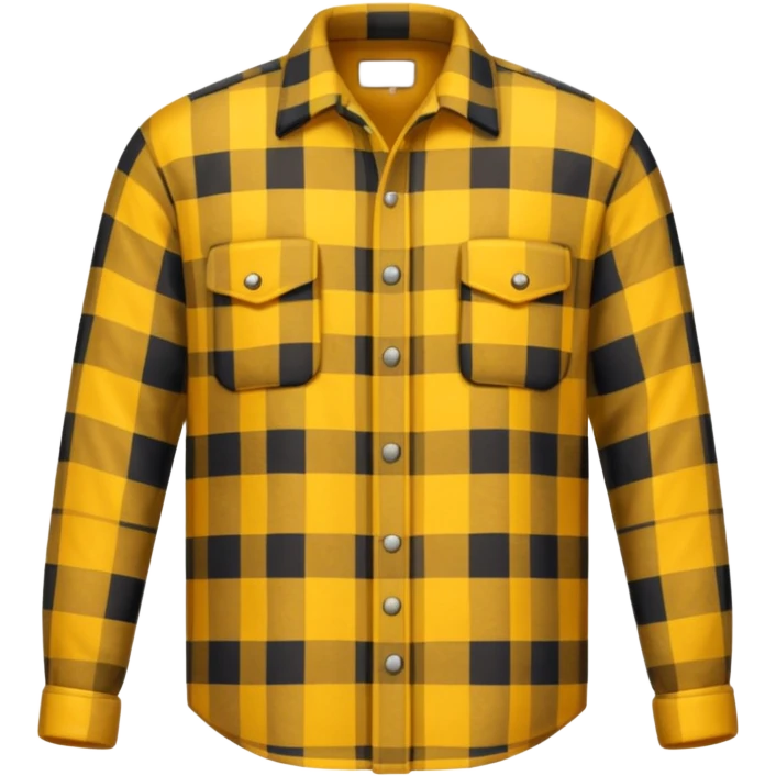 yellow lumberjack shirt emoji