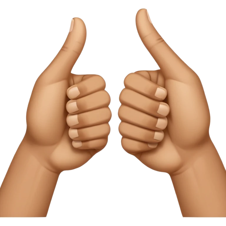 👍 and 👎 combined together emoji