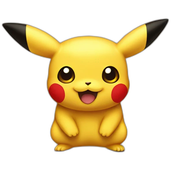 Red pikachu emoji