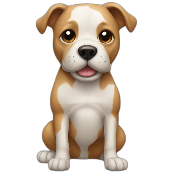 Dag with bone emoji