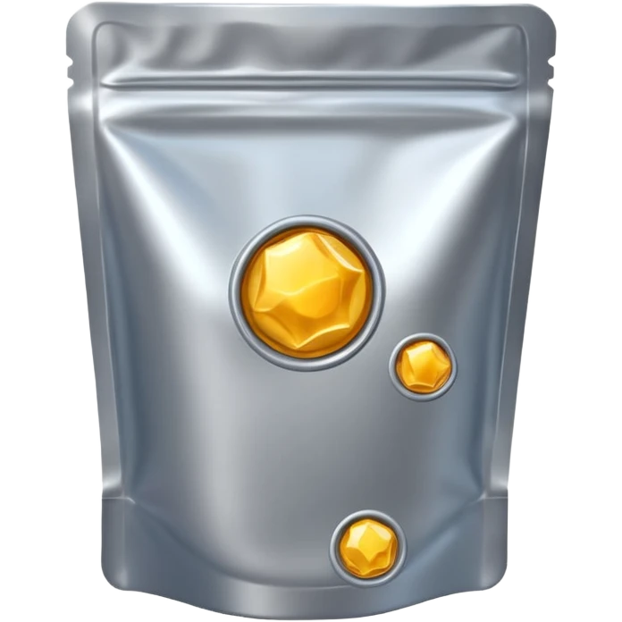 Space food pouch Slightly puffed up due to pressure. emoji