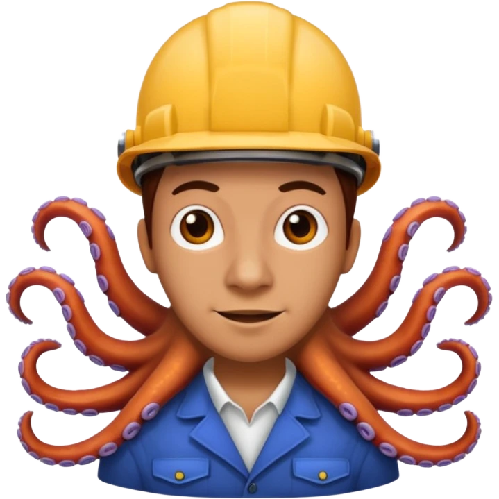Multi taking octypus like engineer\ emoji