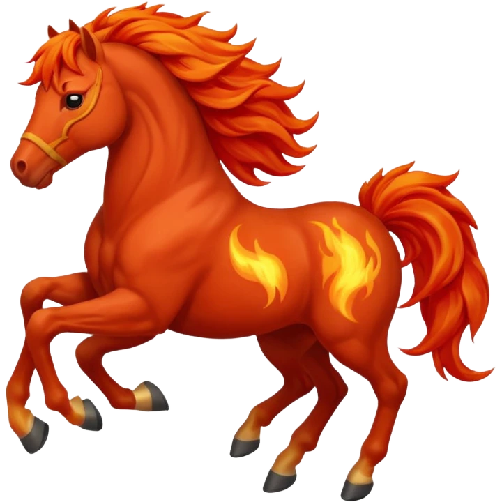 The Fire Horse Symbol of 2026 emoji