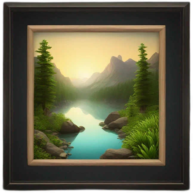 framed nature photo emoji