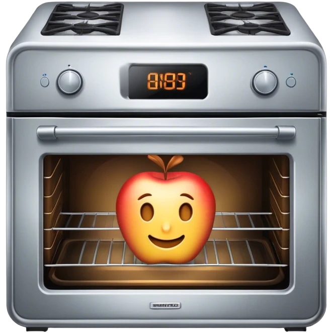 Oven that copies apple's emoji style emoji